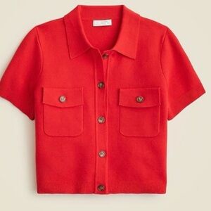 J. Crew RETAIL Short-sleeve pocket cardigan